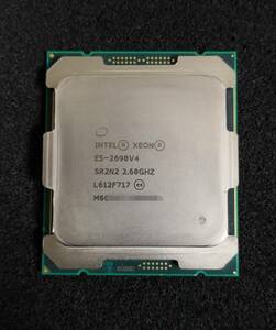 動作美品 Xeon E5-2690V4 14-Core 2.6GHz~Max 3.5GHz/35M/FCLGA2011/SR2N2 ((1個限定！))