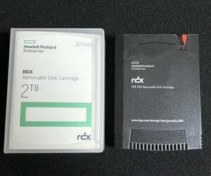 HPE RDX リムーバブルディスクバックアップカートリッジ 2TB Q2046A ((開封未使用新品です！))