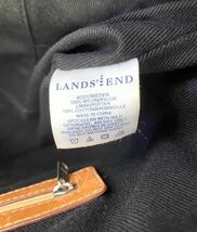 ★おすすめ★LANDS' END ランズエンド トートバッグ ハンドバッグ 鞄 かばん ブラック×ブラウン系 レザー　RSAW1016-15_画像10