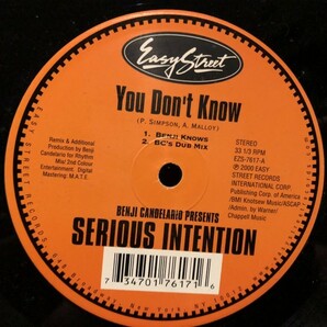 Serious Intention / You Don't Knowの画像3