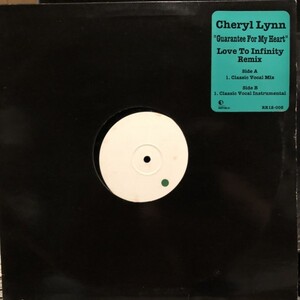 Cheryl Lynn / Guarantee For My Heart Love To Infinity Remix