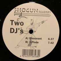 Two DJ's / Dissonant ,X-Plode_画像1