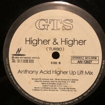 GTS / Higher & Higher (Anthony Acid-Higher Up Lift Mix) / True Beauty (Groove That Soul Mix)_画像1