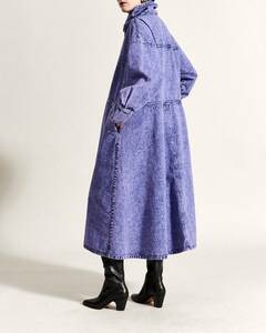  new goods regular price 7.2 ten thousand RACHEL COMEY bleach Denim oversize One-piece purple Ray che ruko-mi-