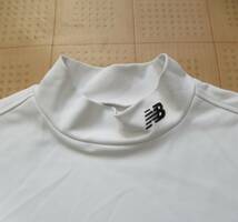 即決 New Balance GOLF メンズ半袖モックネックシャツ グレー 5サイズ Lサイズ相当 ニューバランス ゴルフ_画像2