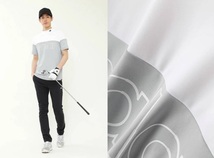 即決 New Balance GOLF メンズ半袖モックネックシャツ グレー 5サイズ Lサイズ相当 ニューバランス ゴルフ_画像10