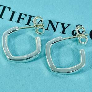 【廃盤】 ティファニー トルク スモール ピアス シルバー ヴィンテージ TIFFANY&Co. スモール フープ ★508