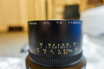 【完動】Mamiya K/L KL 65mm F/4 L Lens RB67 Pro S SD 用 マミヤ 単焦点 広角 マニュアルフォーカス 中判 レンズ_画像4