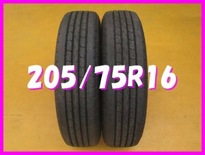 ★送料無料 B1s◆　新車外し　205/75R16　113/111L LT　ブリヂストン　V-SEELRIB R202　夏2本　※2023年/日本製