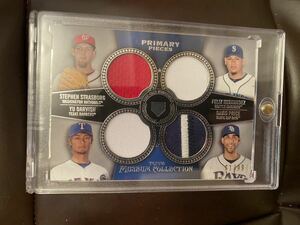 2013TOPPSMUSEUMCOLLECTIONPSRIMARYPIECESSTEPHENSTRASBURG/FELIXHERNANDEZ/YUDARVISH/DAVIDPRICE61/99トレカMLBジャージダルビッシュ