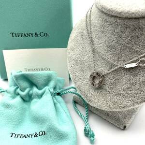 【極美品】ティファニー Tiffany ネックレス アトラス ダイヤ K18 TIFFANY&Co ホワイトゴールド 750