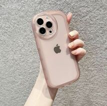 iPhone12 mini・veaol・スマホケース・スマホカバー・シリコン・携帯ケース・ クリアカバー・ピンク・美品_画像1