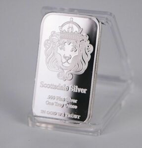 Новый платиновый PTP Silver Ingot Scotts Coin Высококачественное высококачественное высококачественное чувство очень популярного ☆ Дешевая бесплатная доставка!