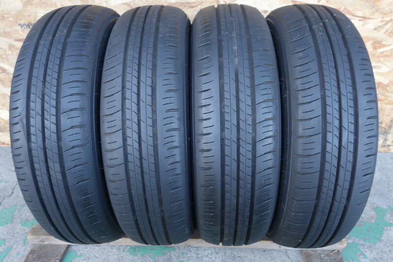 9.9分山 2021年製 夏タイヤ 165/65R14 ダンロップ ENASAVE EC300 ４本 G138