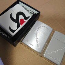 ZIPPO ジッポー ジッポライター 浜崎あゆみ ハート スリム 未使用 三個セット_画像1