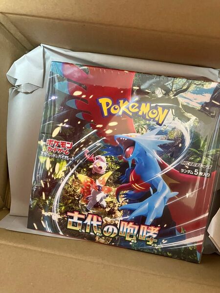 ポケモンカードゲーム スカーレット＆バイオレット 拡張パック 古代の咆哮 BOX 拡張パック　シュリンク付き ポケモンカード