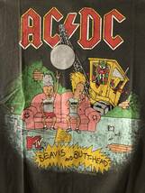 新品★AC/DC　ビーバス・アンド・バットヘッド　ビンテージスタイル　Tシャツ★ロックバンド/コミック/テレビアニメ/MTV_画像2