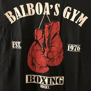 新品★ロッキー バルボア・ジム プリントTシャツ【L】★ボクシング/シルヴェスター スタローン/映画/ROCKY/BALBOA'S GYMの画像2