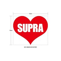 SUPRA HEART RED STICKER - スープラ ハート レッド ステッカー / TOYOTA トヨタ 2JZ JDM ドリフト USDM EASYSICKS イージーシックス_画像3