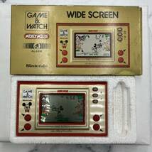 ☆【売り切り】レア品！Nintendo 任天堂 GAME&WATCH ゲームウォッチ ミッキーマウス MC-25 動作確認済み レトロゲーム 箱付属 _画像9