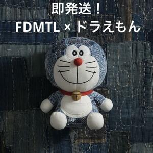 FDMTL 刺し子ドラえもん ぬいぐるみ Sashiko Doraemon