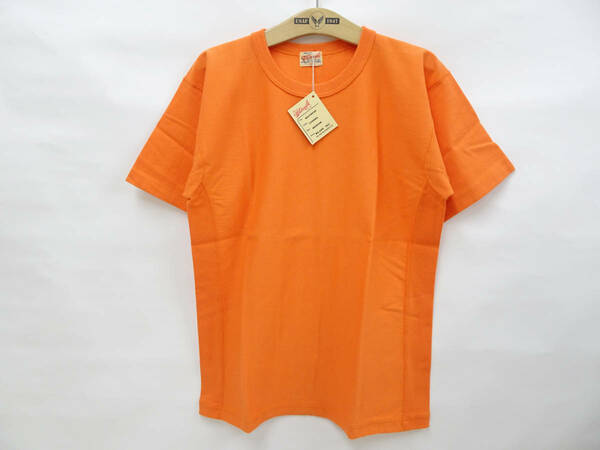 ホワイツビル 無地 Tシャツ Whitesville サイドリブ 半袖Tシャツ WV78930 オレンジ (M) 汚れあり 50%オフ (半額) 送料無料 即決 新品