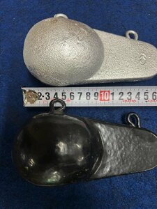 特別カラー！一番人気のカタチ、6lb ＜2個セット＞オーバル型 6b＝2.7kg/ダウンリガー/トローリングウエイト・送料は900円