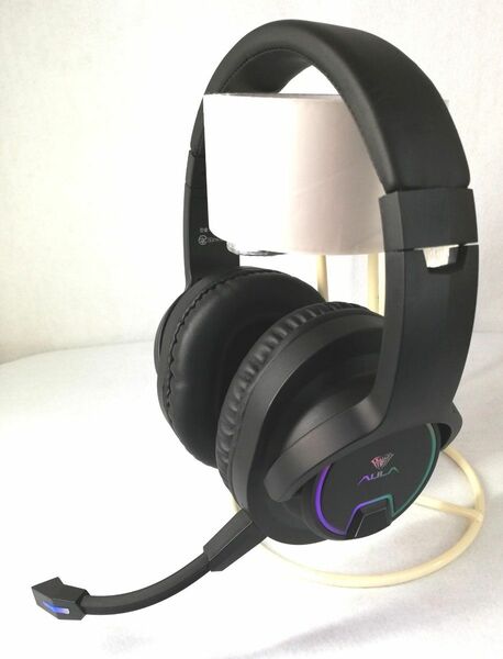 AULA ゲーミングヘッドセット Bluetooth接続 FG-S3-RGB 7.1chバーチャルサラウンド