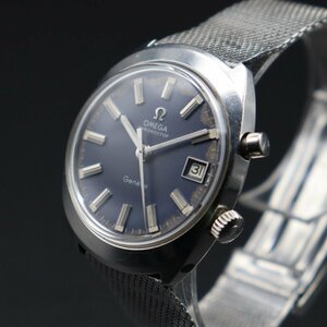 希少 OMEGA オメガ ジュネーブ クロノストップ Ref.146.009/146.010 cal.920 手巻き ワンプッシュクロノ 1970年 OMEGAブレス メンズ腕時計