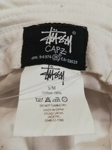 【STUSSYステューシー】オフィシャルコットンツイル生地バケットハット◆SM サイズ(約58㎝)_画像6