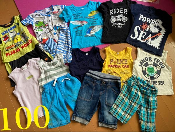 男の子　まとめ売り　ボーイズ　 半袖Tシャツ 夏服 デニムパンツ 子供服　トミカ　トーマス