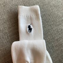 未着用/ラルフローレン/キッズ/靴下/クルーソックス/20cm/21cm/22cm/白/ナイガイ/POLO RALPH LAUREN/送料180円_画像6