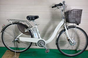 良品★サンヨー ENACLE CY-PA226　回生充電　電動自転車　三段　26インチ★5.7Ah大容量バッテリー・充電器付属