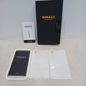 f38 NIMASO ガラスフィルム iPhone 6.1インチ用 超簡単貼り付け 強化ガラス 全面保護 フィルム フルカバー ガイド枠付き 2枚セット