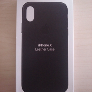 [送料無料 即決] Apple 純正 iPhone X Leather Case MQTD2FE/A USED