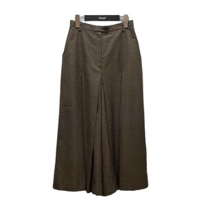 メゾンマルタンマルジェラ Maison Martin Margiela　 WIDE PANTS プリーツチェックワイドパンツ 商品番号：8068000089533