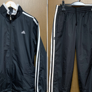 L adidas ClimaProof / アディダス クライマプルーフ ウィンドブレーカー ブラック ジャージ上下