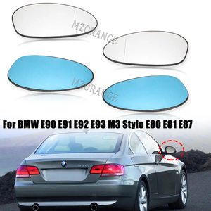 #1263# blue side Wing mirror glass left right pair BMW E90 E92 E91 E93 E82 E88 E86 E85 Z4