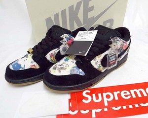 タグ付き新品 NIKE×Supreme RAMMELLZEE SB DUNK LOW FD8778-001 26.5cm ダンク ローカットスニーカー