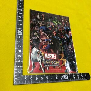 非売品 未使用 MARVEL カプコン Fate of Two Worlds ステッカー シール 販促物 モルガン チュンリー ストリートファイター