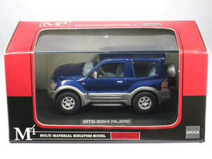 1/43 Mitsubishi Pajero 3 door right H kana ru blue II (46850)