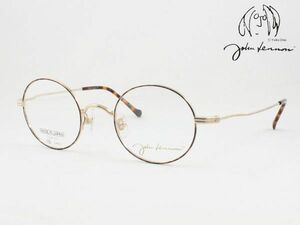 John Lennon ジョンレノン 日本製メガネフレーム JL-1092-5 丸メガネ ラウンド 度付きレンズ可 老眼鏡 遠近両用 伊達メガネ サングラス