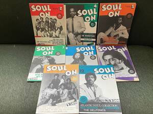 【即決】1981年雑誌SOUL ON 8冊セット/LAKESIDE/BOBBY KING/TEMPTATIONS/BEN E. KING/JAMES BROWN/SHALAMAR/STYLISTICS/DELFONICS