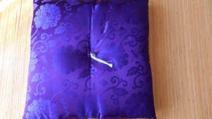 * law necessary zabuton purple .. Tang . pattern size / approximately 60.× approximately 60. thickness / approximately 6. cloth / polyester 100% cotton inside / cotton * polyester 