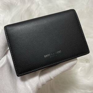 SAINT LAURENT サンローラン 名刺入れ カードケース カード入れ パスケース 定期入れ コインケース 小銭入れ ボタン タイプ