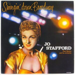 ■ジョー・スタッフォード(Jo Stafford)｜Swingin' Down Broadway ＜LP 1980年 日本盤＞再販盤（1958年） Paul Weston