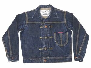 EVISU HIDEHIKO YAMANE 00s vintage original 1st DENIM JACKET 38-40 size / ヒデヒコヤマネ デニム トラッカージャケット メンズ