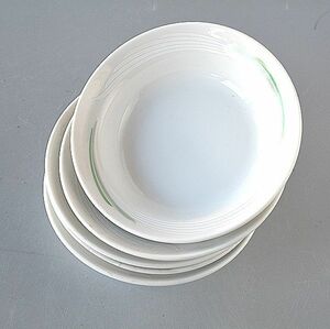  bowl green line 5 piece 