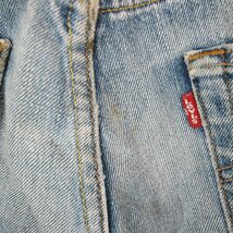 Levi's リーバイス 501 デニムパンツ アメカジ ストレート ボタンフライ ライトブルー (メンズ 30×30) 中古 古着 O4941_画像3