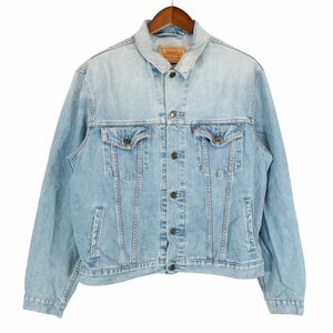 Levi's リーバイス 70550 Gジャン デニムジャケット アメカジ ライトブルー (メンズ XL) 中古 古着 O4976